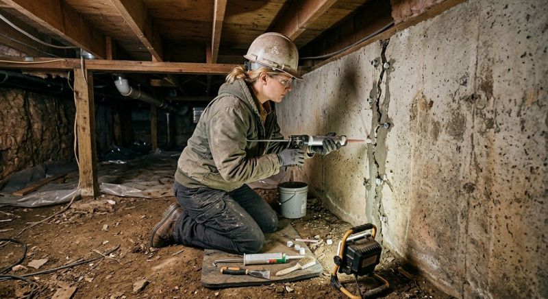 Cracked Foundation Repair in Lake Placid, FL