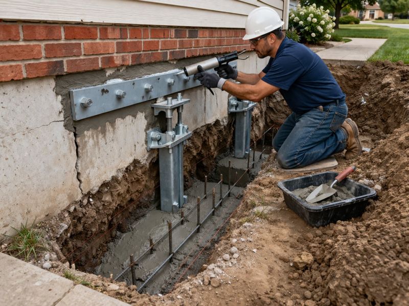 Exterior Foundation Repair in Sebring, FL