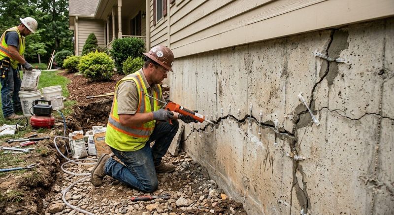 Foundation Crack Sealing in Sebring, FL