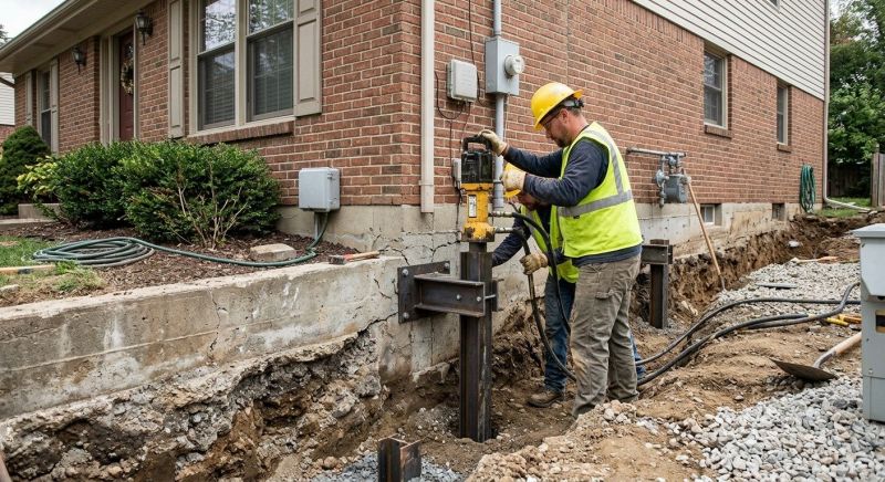 Helical Piers Installation in Sebring, FL