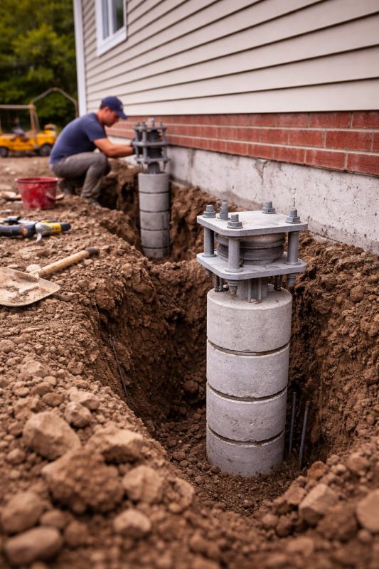 Helical Piers Installation in Sebring, FL