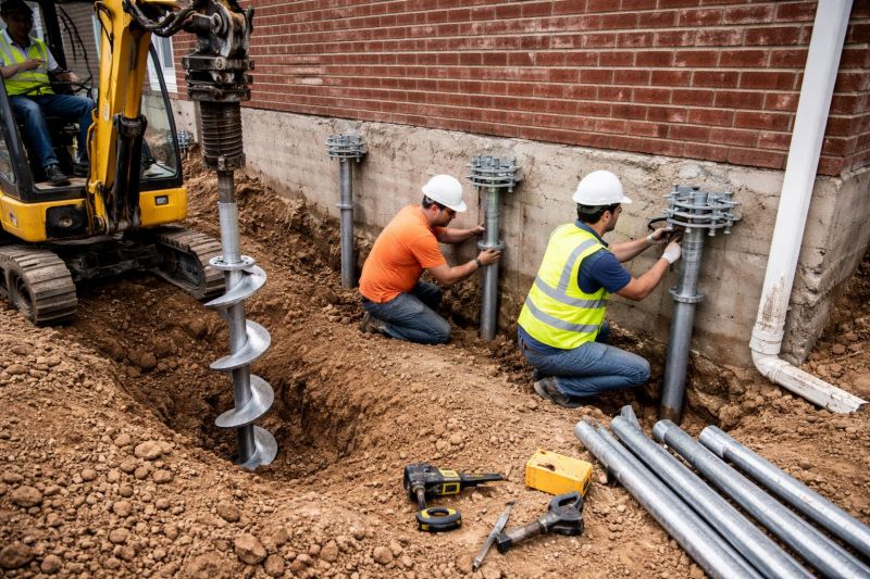 Helical Pile Installation in Sebring, FL