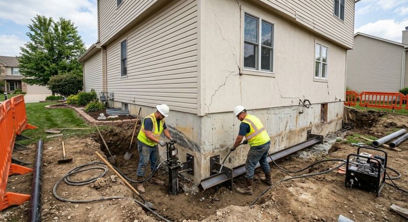 Sinking Foundation Repair in Sebring, FL
